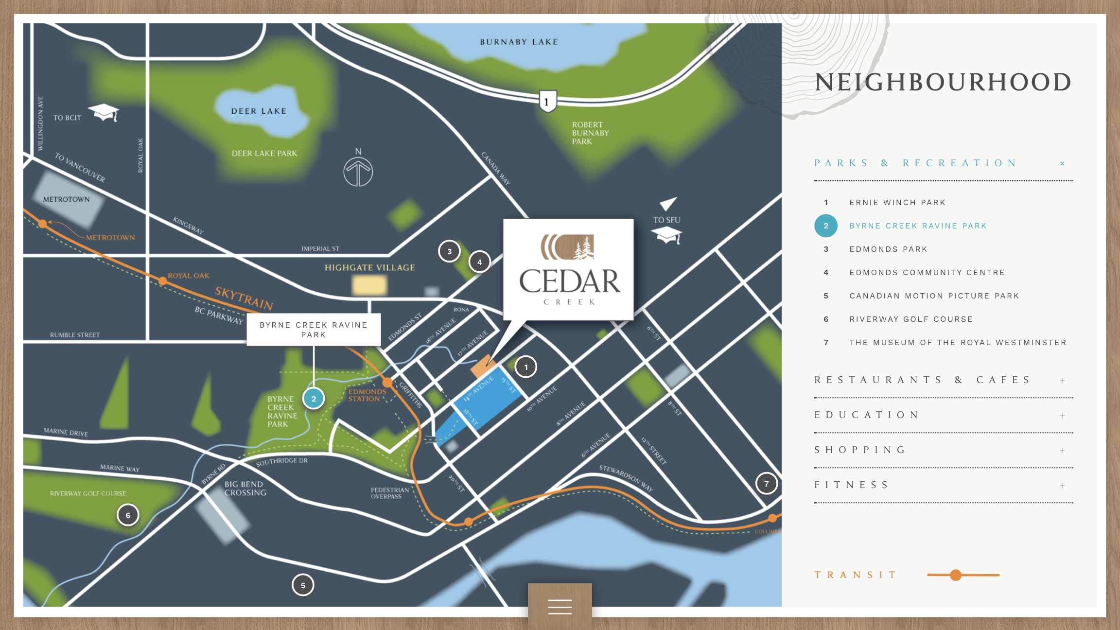 Cedar Creek Touchscreen